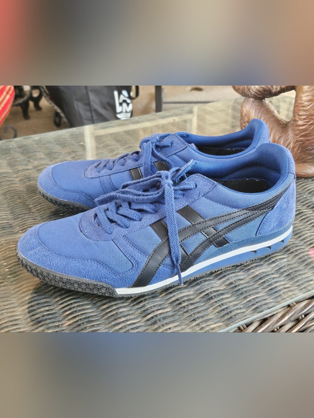 Men's Onitsuka Tiger Ultimate 81 Sneakers 1183A059-400 Blue US10 EU44